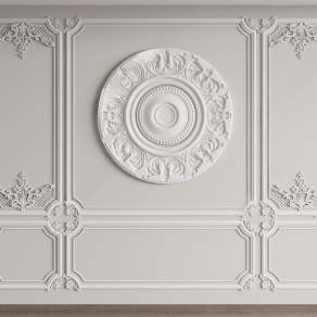 法式石膏线条3D模型下载